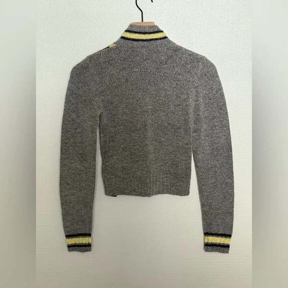 URBAN OUTFITTERS BDG Clarke Argyle Zip-Up Sweater - Picture 6 of 12